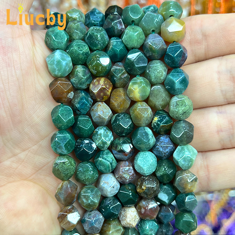 Natural Stone Faceted Indian a - Ethnic Fashion India recension och pris