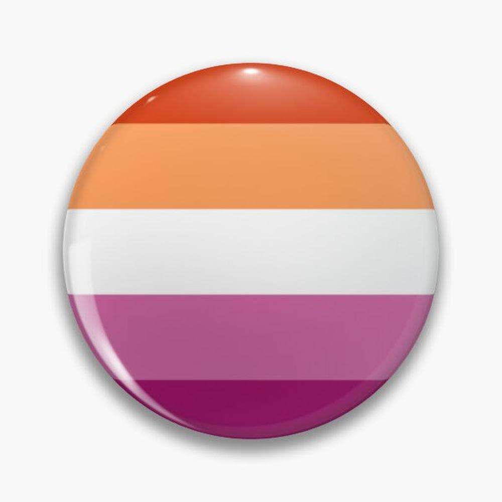 Lesbian Pride Flag Pin Buttons - Ethnic Modern Fashion recension och pris