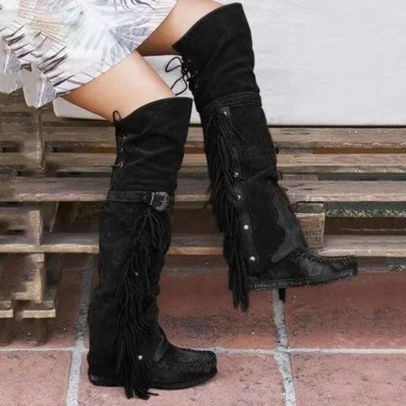 Fashion Bohemia Knee-length Wo - Ethnic Fashion Women recension och pris