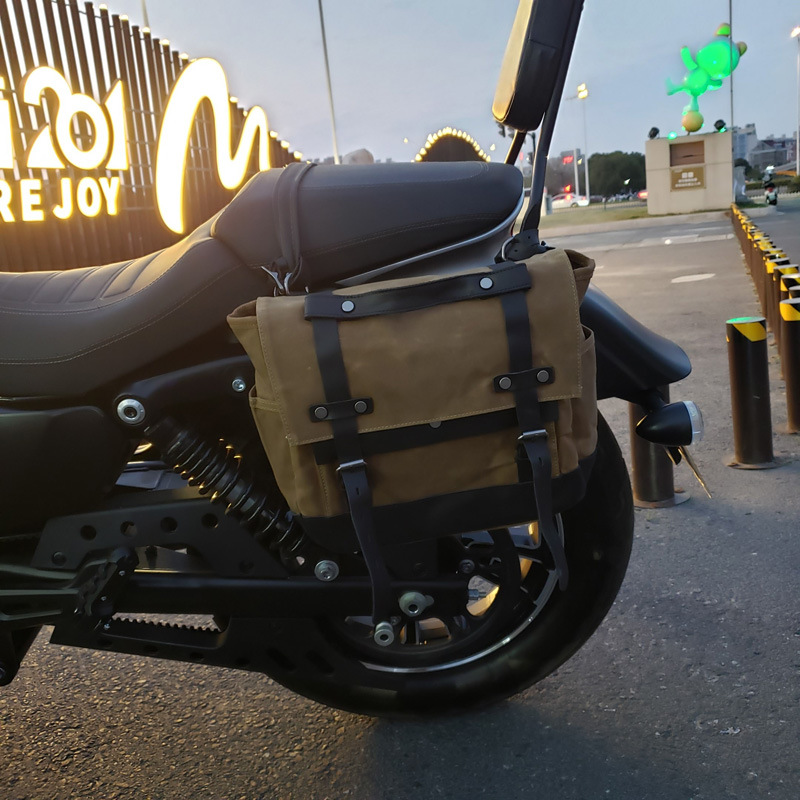 Vintage Motorcycle Saddlebag W - Ethnic Fashion India recension och pris