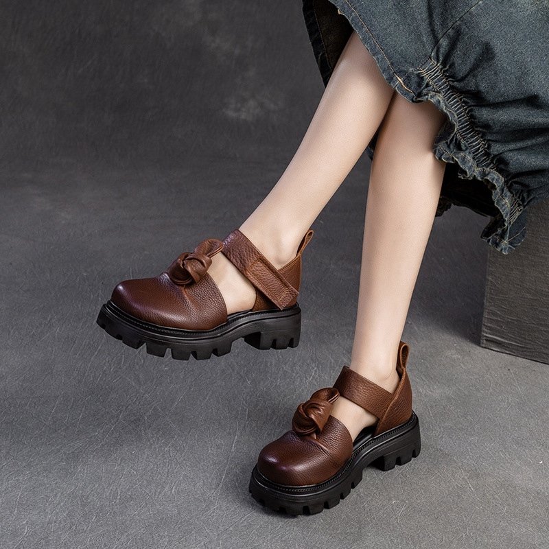 5cm Ethnic Knot Platform Wedge - Ethnic Fashion Women recension och pris