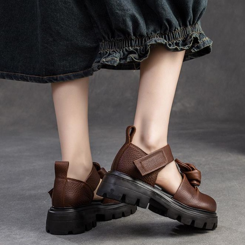 5cm Ethnic Knot Platform Wedge - Ethnic Fashion Women recension och pris