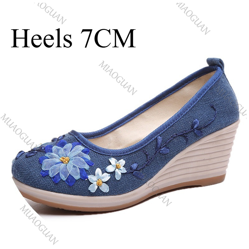 Embroidered Women Comfort Wedg - Ethnic Fashion Women recension och pris